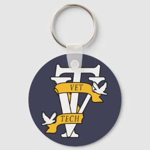 PORTE-CLÉS PORTE - CLÉ DE TECH DE VÉTÉRINAIRE