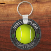 Porte-clés Porte - clé de tennis personnalisé (Recto)