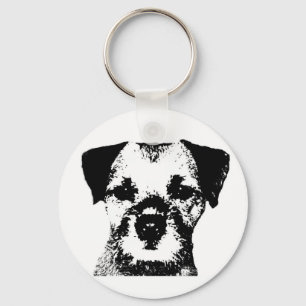 Porte-clés Porte - clé de Terrier de frontière