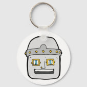 Porte-clés Porte - clé de tête de robot (Recto)
