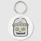 Porte-clés Porte - clé de tête de robot (Verso)