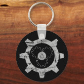 Porte-clés Porte - clé de tête d'engrenage (Recto)