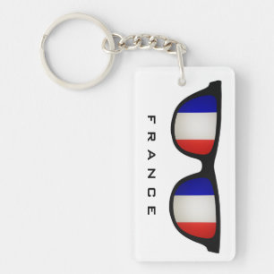 Porte-clés Porte - clé de texte et de couleur personnalisé Fr