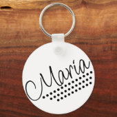 Porte-clés Porte - clé de texte Maria Name (Recto)