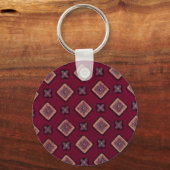 Porte-clés Porte - clé de textiles de diamants géométriques v (Recto)