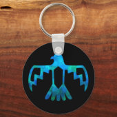 Porte-clés Porte - clé de thunderbird bleu-vert (Recto)