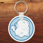 Porte-clés Porte - clé de tigre de neige (Recto)