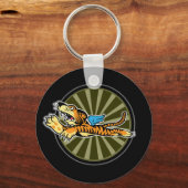 Porte-clés Porte - clé de tigre volant (Recto)