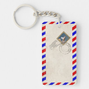 Porte-clés porte - clé de timbre de porc volant