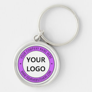 Porte-clés Porte - clé de timbre d'informations de logo d'ent