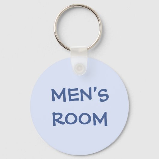 Porte-clés Porte - clé de toilettes pour hommes (Recto)