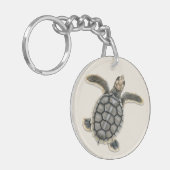 Porte-clés Porte - clé de tortue de mer de Flatback (Devant gauche)