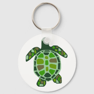 Porte-clés Porte - clé de tortue de mer de gemme
