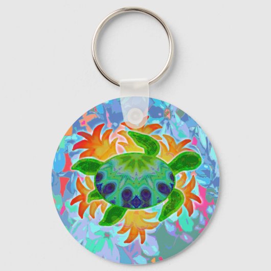 Porte-clés Porte - clé de tortue flamme (Recto)