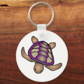Porte-clés Porte - clé de tortue violette (Recto)