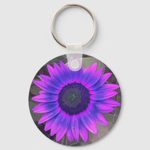 Porte-clés Porte - clé de tournesol rose N violet