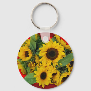 Porte-clés Porte - clé de tournesols