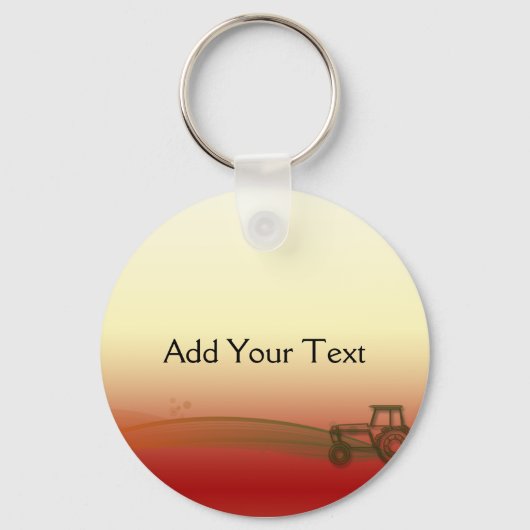 Porte-clés Porte - clé de tracteur Sunset (Recto)