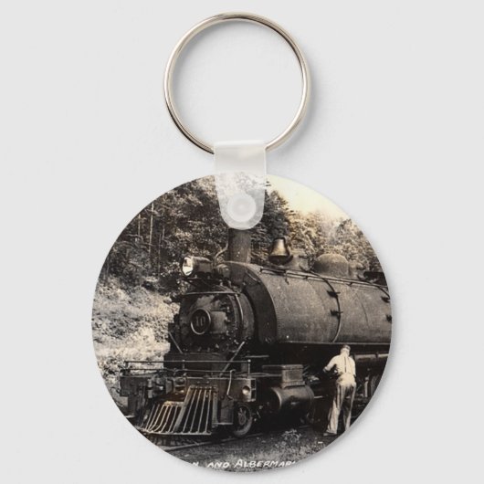 Porte-clés Porte - clé de train à vapeur vintage (Recto)