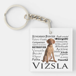 Porte-clés Porte - clé de traits de Vizsla