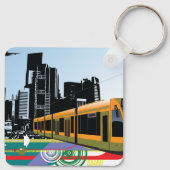 Porte-clés Porte - clé de tramway de ville (Dos)