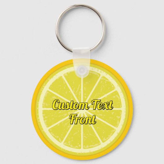 Porte-clés Porte - clé de tranche de citron (Recto)