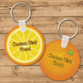 Porte-clés Porte - clé de tranche orange