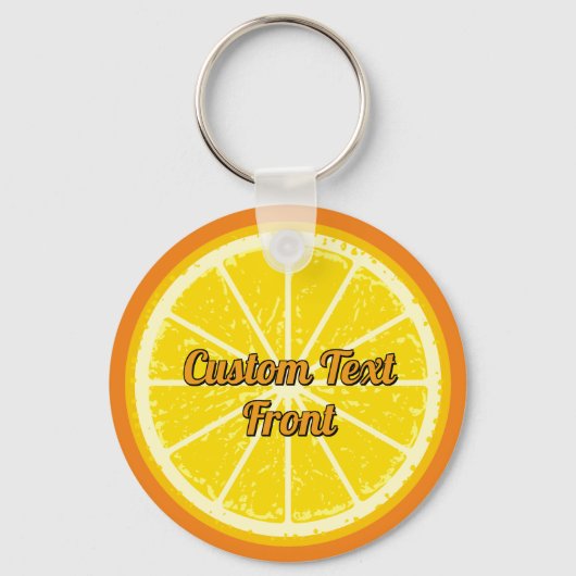 Porte-clés Porte - clé de tranche orange (Recto)