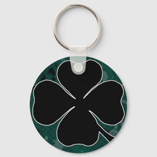 Porte-clés Porte - clé de trèfle noir (Recto)