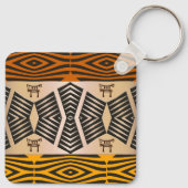 Porte-clés porte - clé de tribus d'afrique ethnique (Dos)