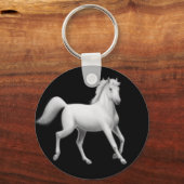Porte-clés Porte - clé de Trot de Cheval Blanc (Recto)