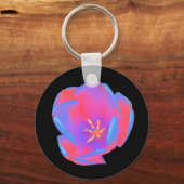 Porte-clés Porte - clé de tulipe fluorescent (Recto)