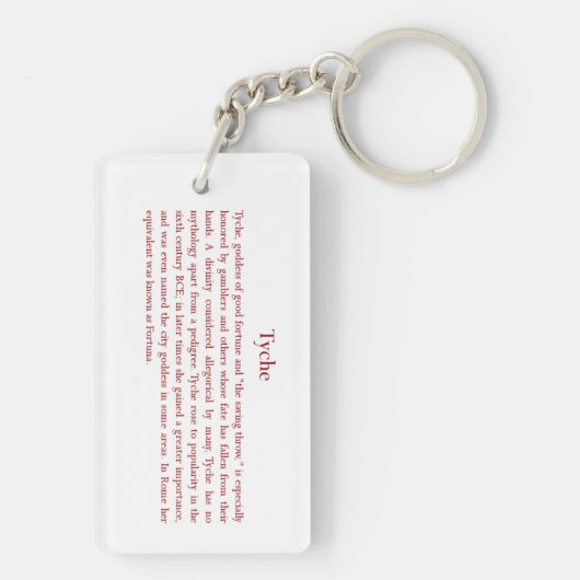 Porte-clés Porte - clé de Tyche (Fortuna) (Dos)