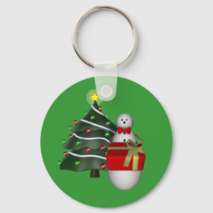 Porte-clés Porte - clé de vacances de Noël de cadeau d'arbre