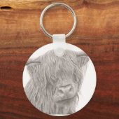 Porte-clés Porte - clé de vache Highland (Recto)