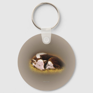 Porte-clés Porte - clé de veau de Hereford