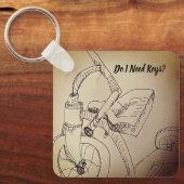 Porte-clés Porte - clé de vélo (Recto)