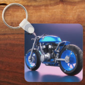 Porte-clés Porte - clé de vélo bleu (Recto)