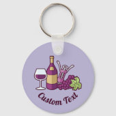 Porte-clés Porte - clé de vin rouge (Recto)
