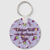 Porte-clés Porte - clé de vin rouge (Verso)