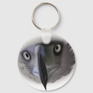 Porte-clés Porte - clé de visage d'aigle Abstrait