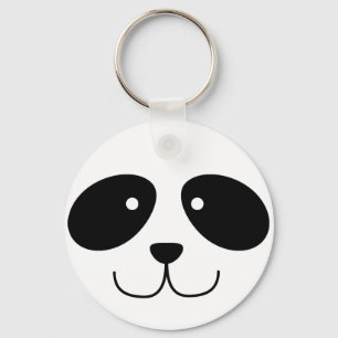 Porte-clés Porte - clé de visage de panda