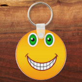 Porte-clés Porte - clé de visage heureux (Recto)