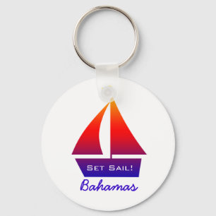 Porte-clés Porte - clé de voilier Bahamas