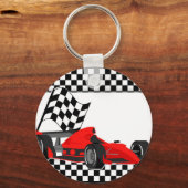 Porte-clés Porte - clé de voiture de course (Recto)