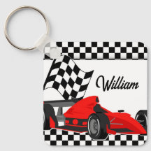 Porte - clé de voiture de course