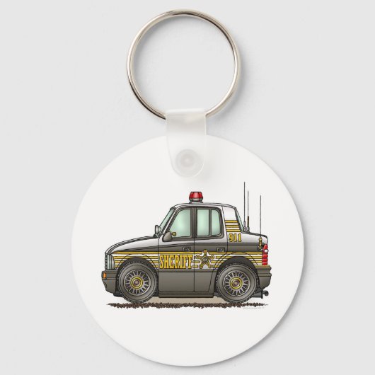Porte-clés Porte - clé de voiture Sheriff (Recto)
