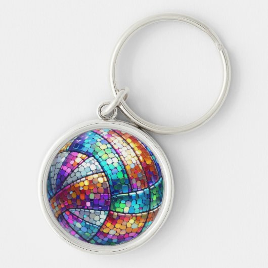Porte-clés Porte - clé de volley-ball Disco (Devant)