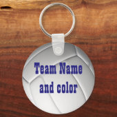 Porte-clés Porte - clé de volley-ball personnalisé (Recto)