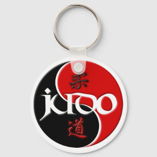 Porte-clés Porte - clé de Yin Yang de judo